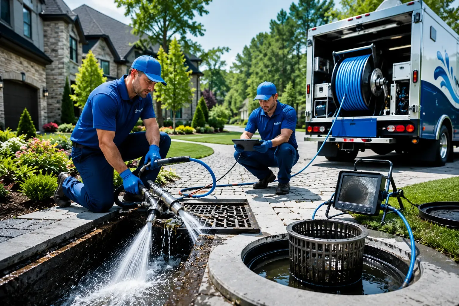 Local outdoor drain cleaning professionals in Exline, IA