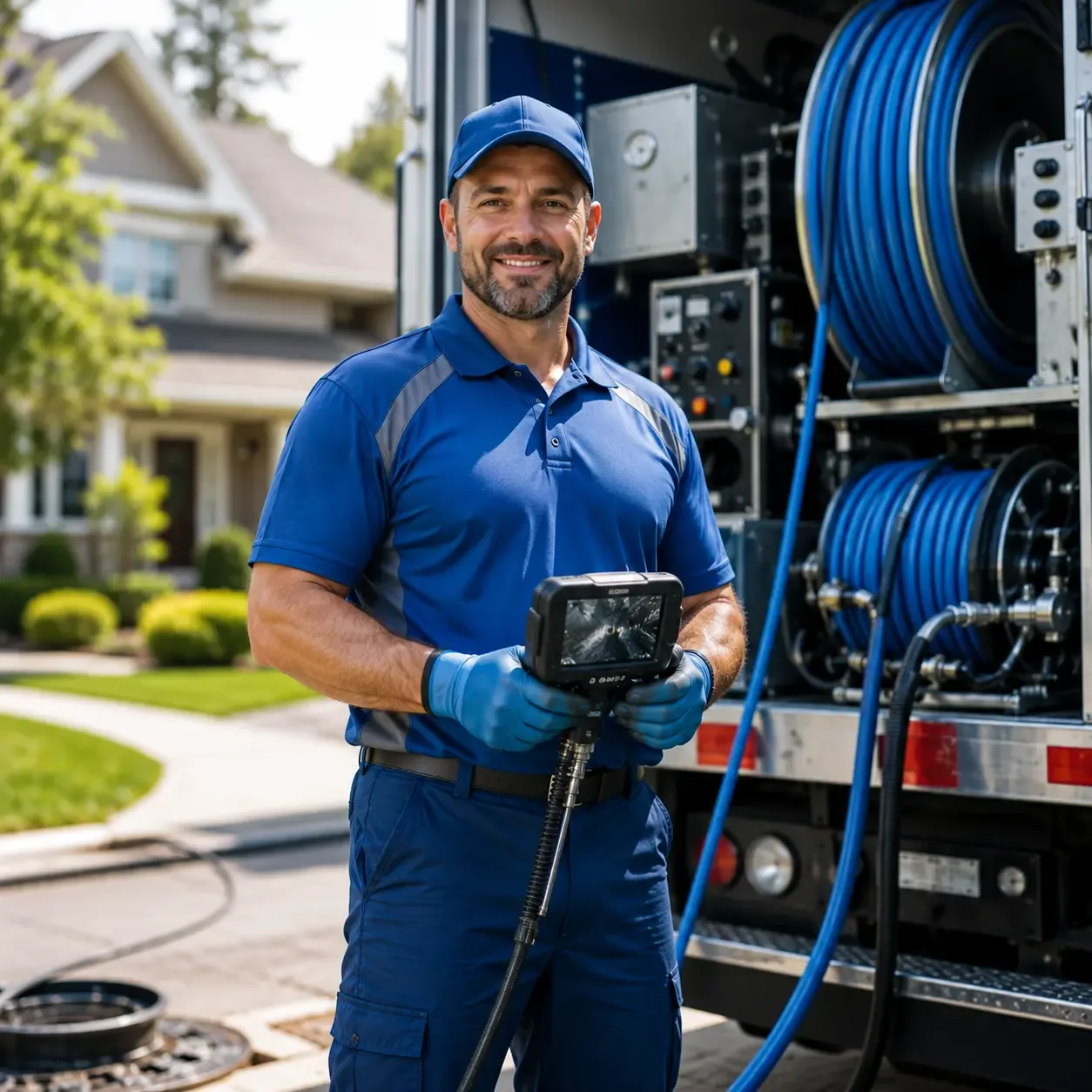 Local outdoor drain cleaning specialists in Exline, IA